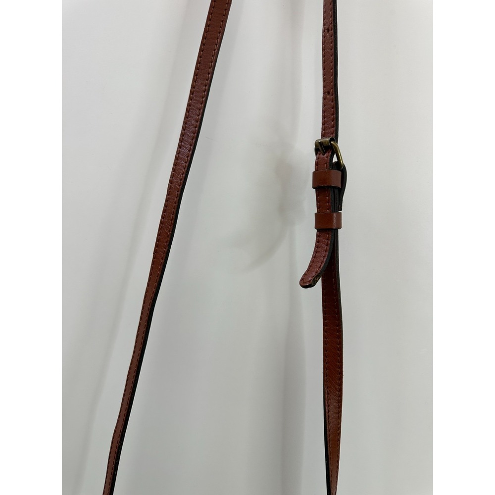 Patricia Nash Torri Crossbody Bag Leather Floral Hand Painted Yellow Tan Multi - Picture 14 of 16